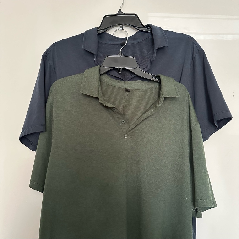 2 Lululemon evolution polos XXL